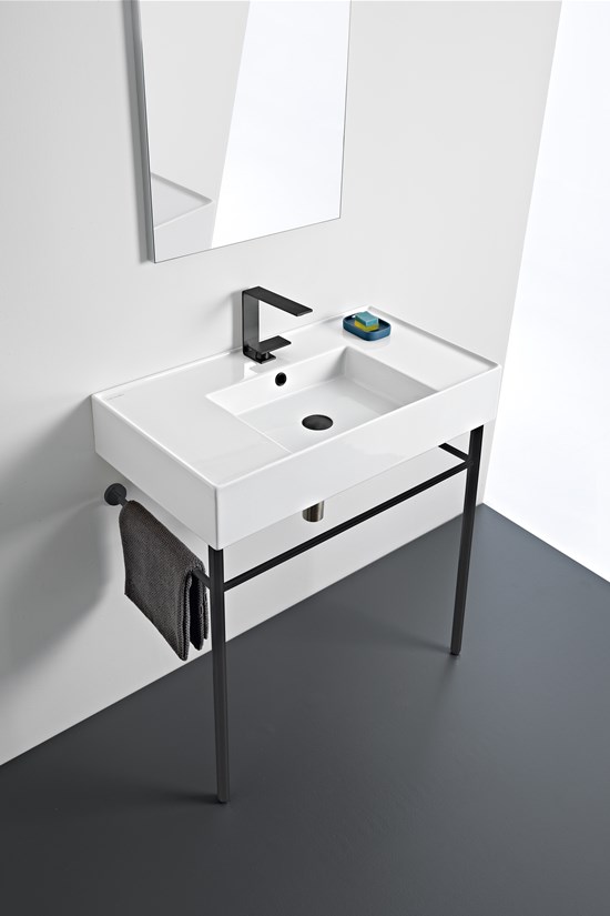 Mobile Bagno 80 Cm Lavabo Appoggio.Console Bagno Per Lavabo 80 Cm